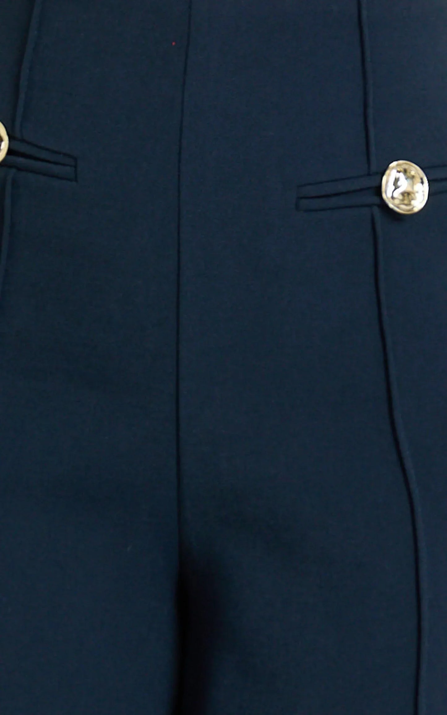 Clara Pants - High Waisted Wide Leg Pants in Navy