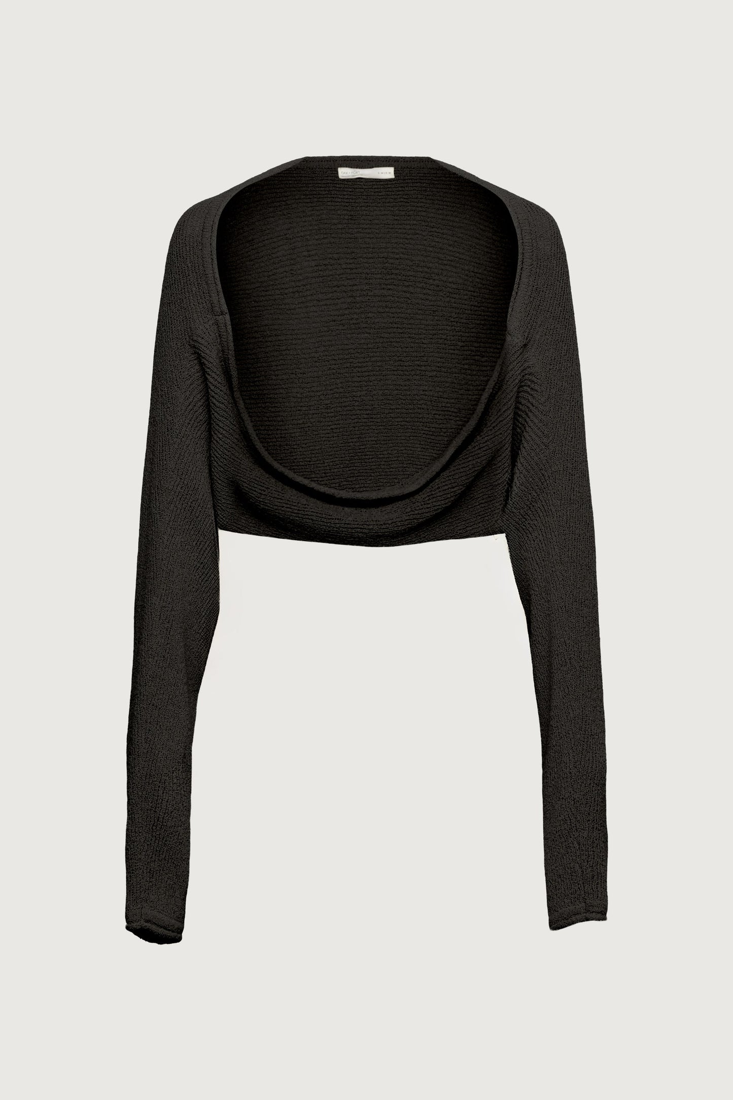 OVERSIZED RIBBED BOLERO