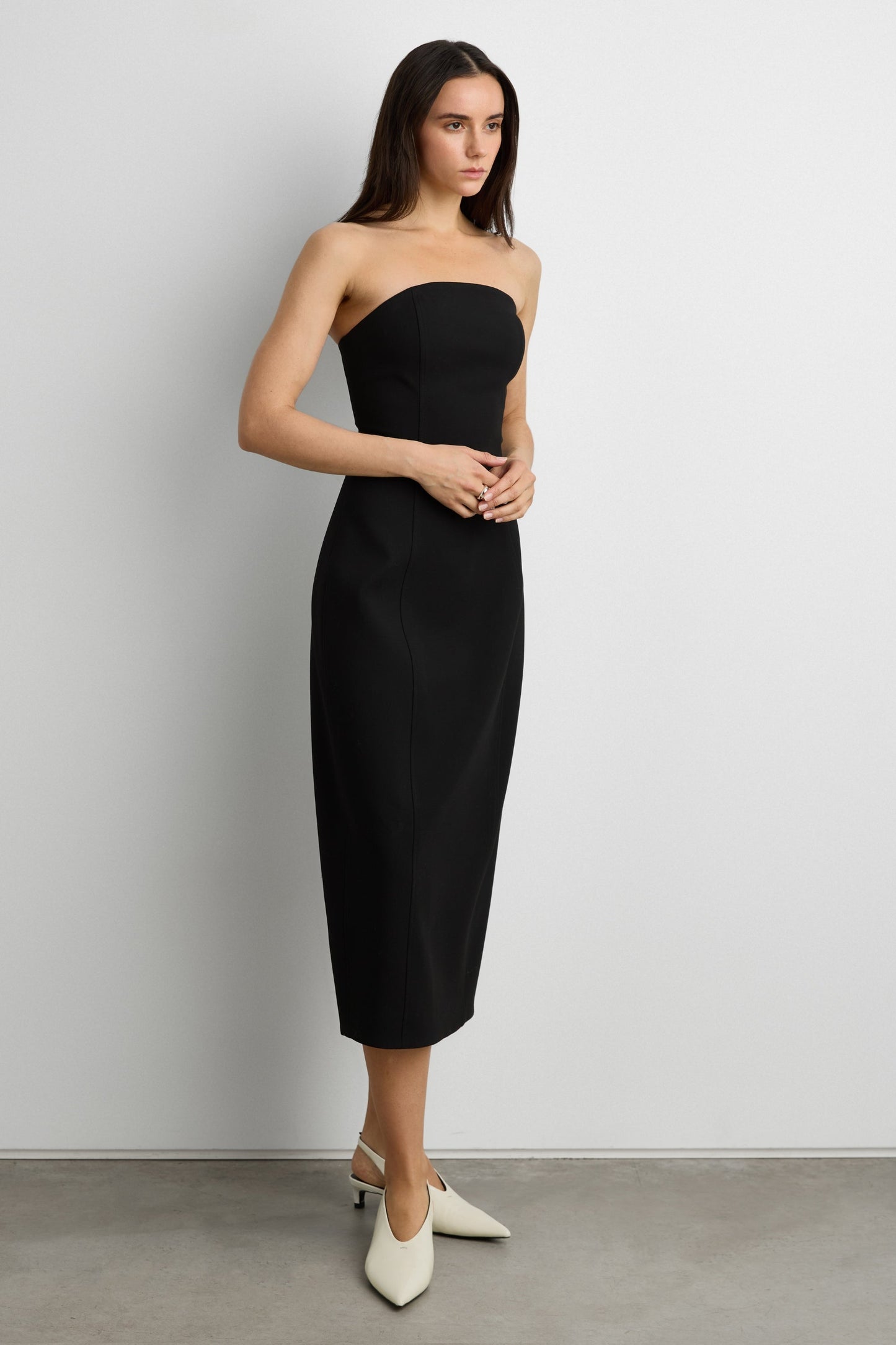 BARREL TUBE TOP DRESS