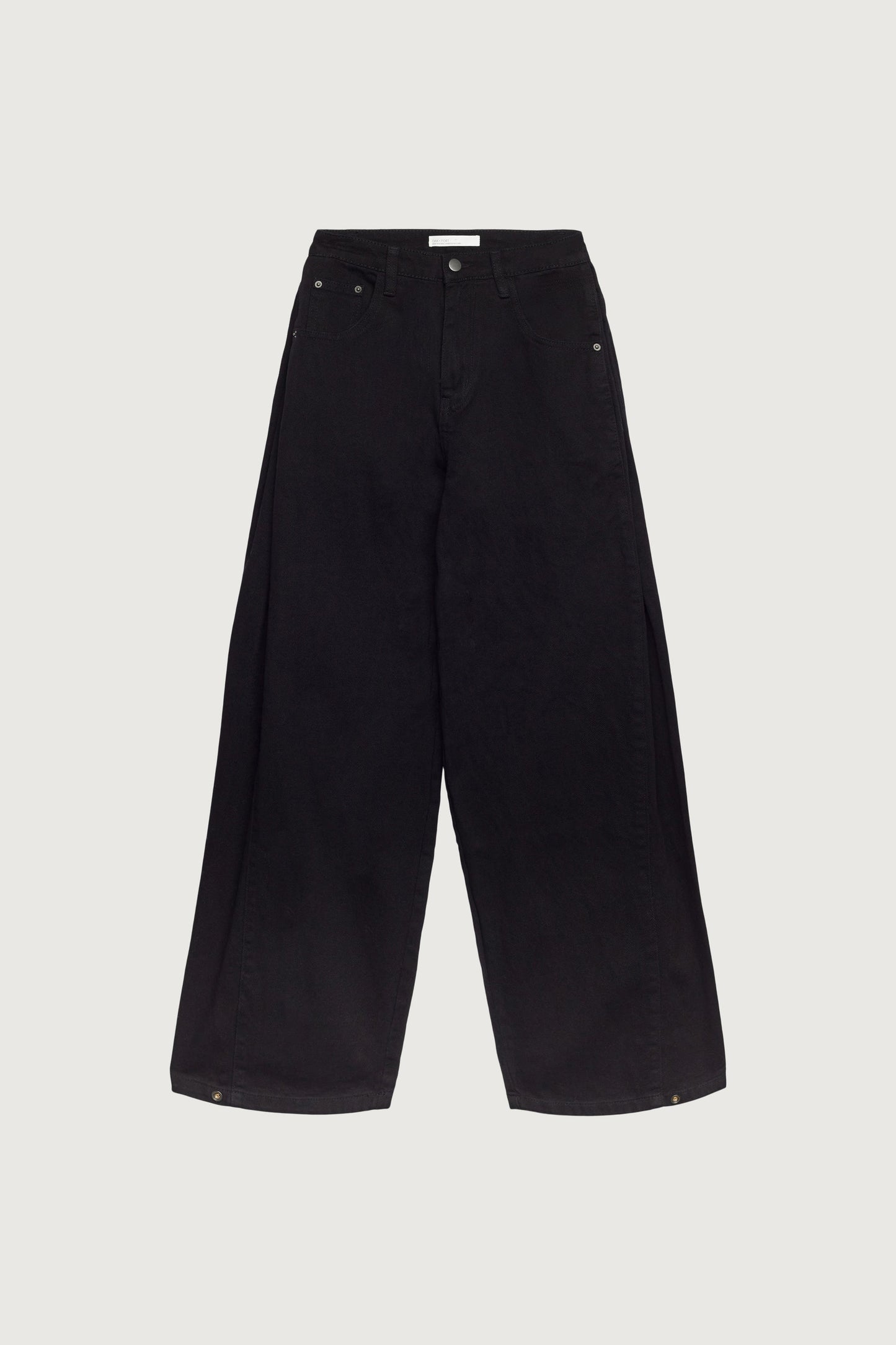 BOTTOM SNAP COTTON TWILL PANTS