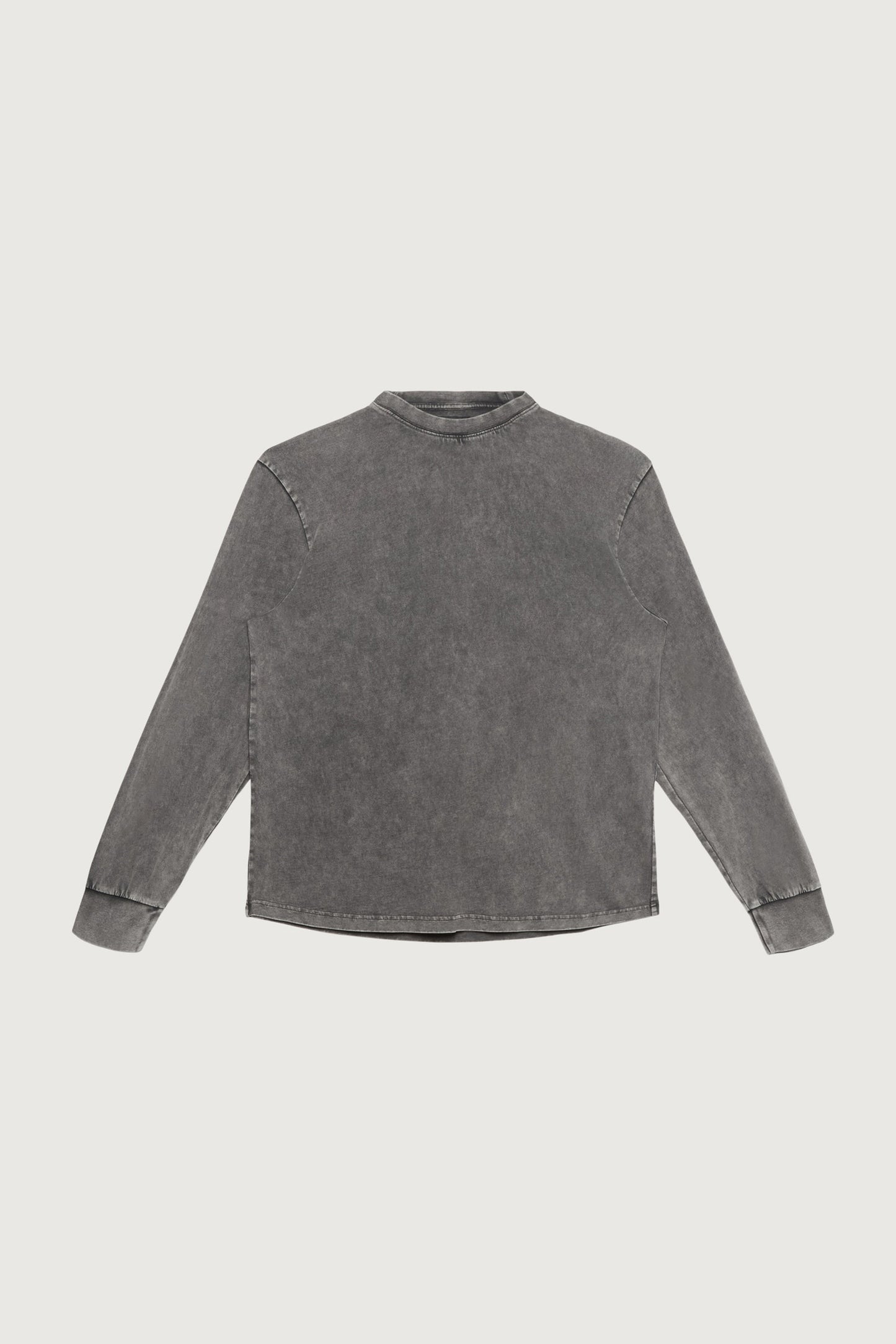 RELAXED LONG SLEEVE CREWNECK T-SHIRT