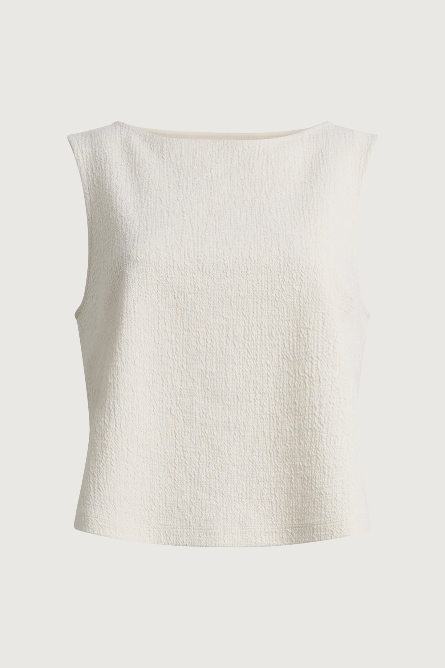COTTON BLEND SLEEVELESS TANK TOP