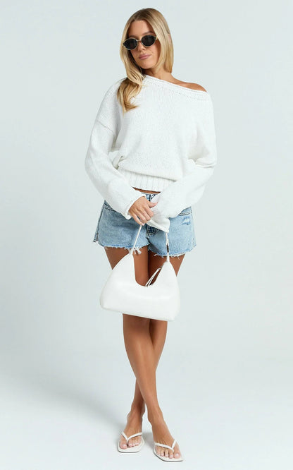 Camille Shorts - Low Rise Recycled Denim Distressed Mini Shorts in Light Blue Wash