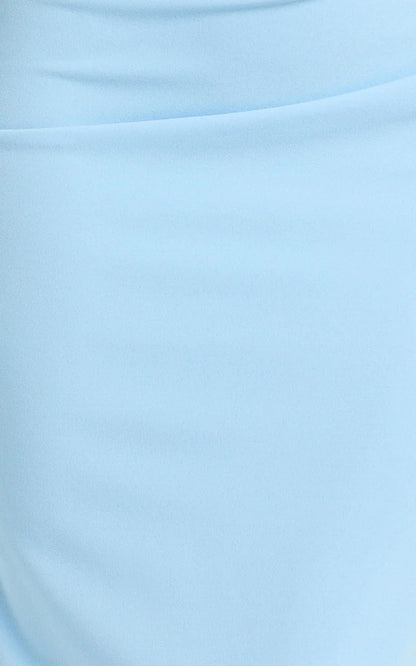 Criselda Maxi Dress - One Shoulder Maxi Dress in Blue