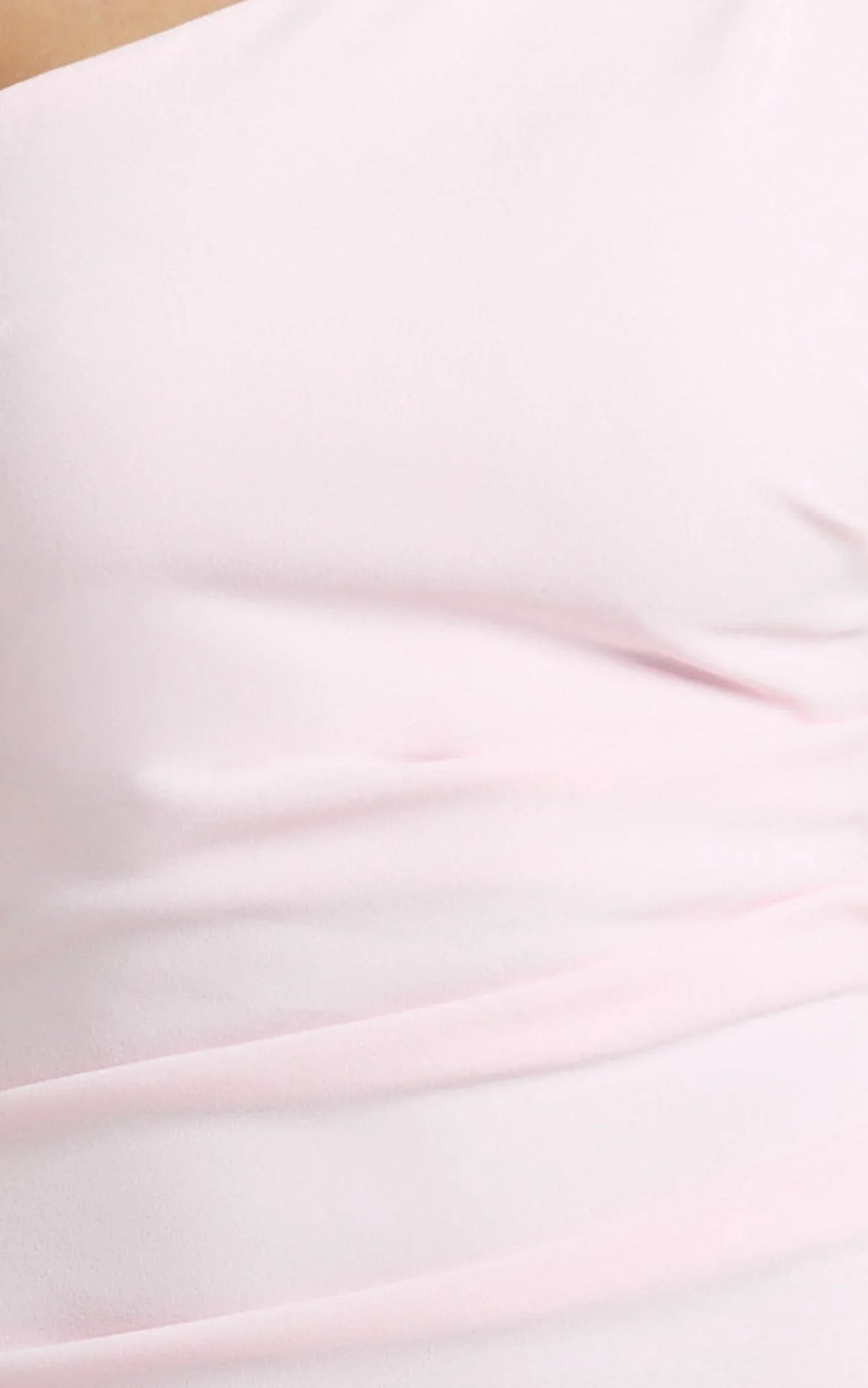 Criselda Maxi Dress - One Shoulder Maxi Dress in Pink