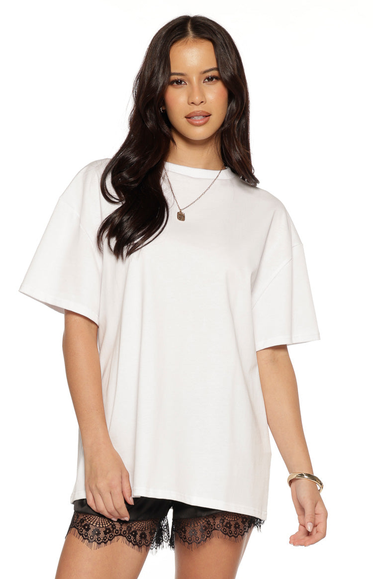 Alba Plain White Tee