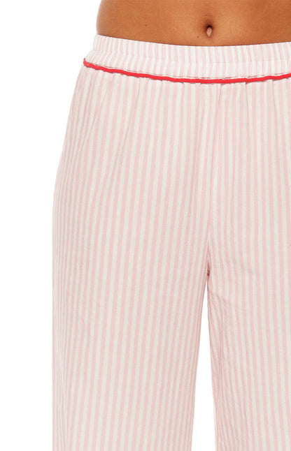 Alexea Pink Stripe Pajama Pants