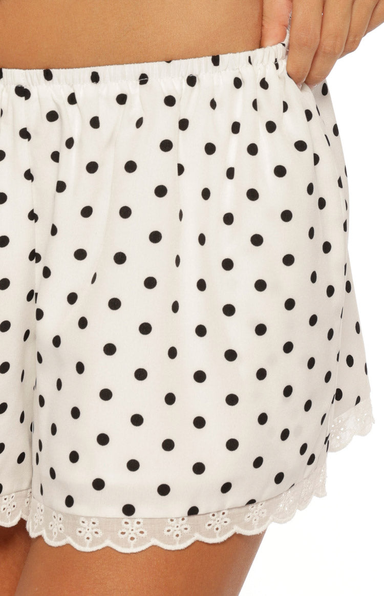 Arnie White Polka Dot Shorts