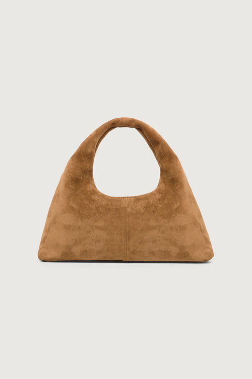DEMI SHOULDER BAG IN VEGAN SUEDE