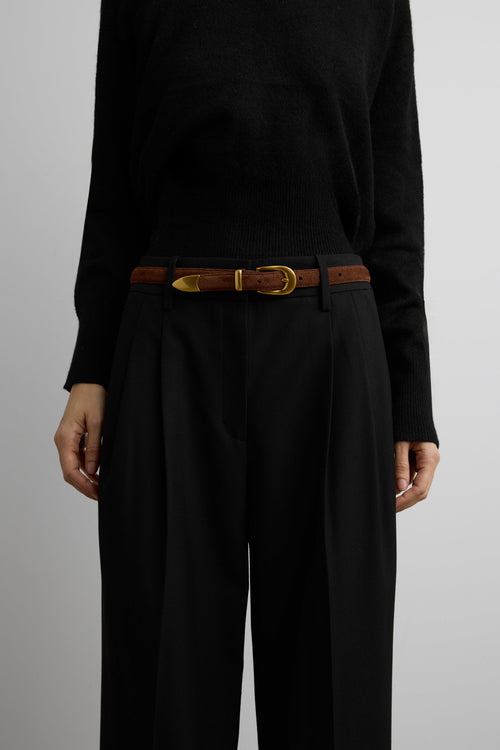 MILA SUEDE WESTERN BELT