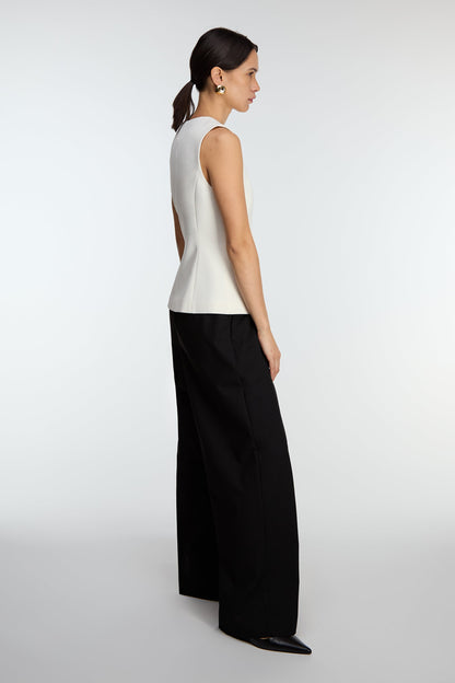 BUTTON FRONT SUITING VEST