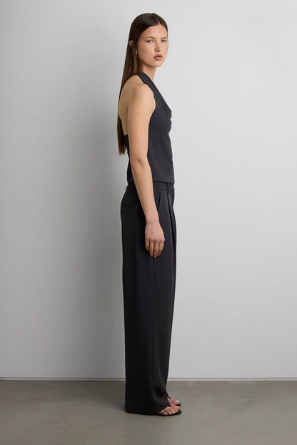 HALTER COWL NECK TOP