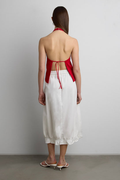 HALTER OPEN BACK TANK TOP