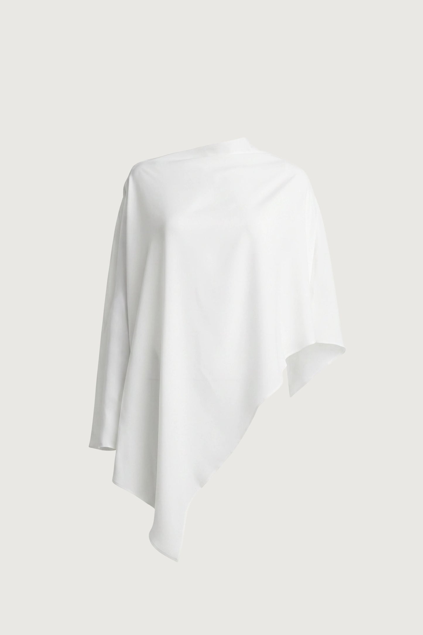 ASYMMETRICAL DRAPE CAPE TOP