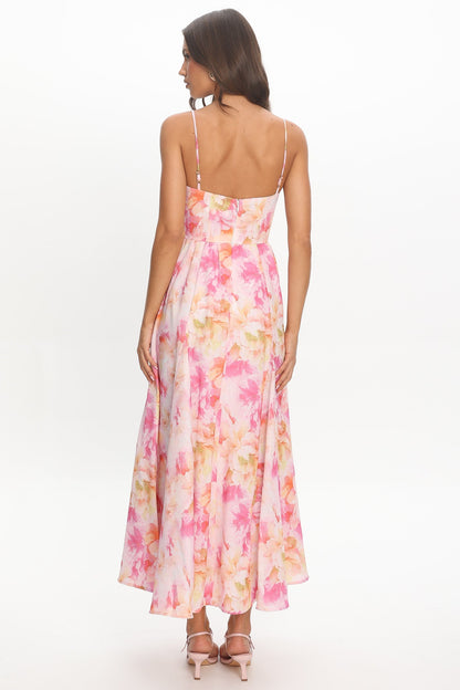 Avelisse Scoop Midi Dress Pink