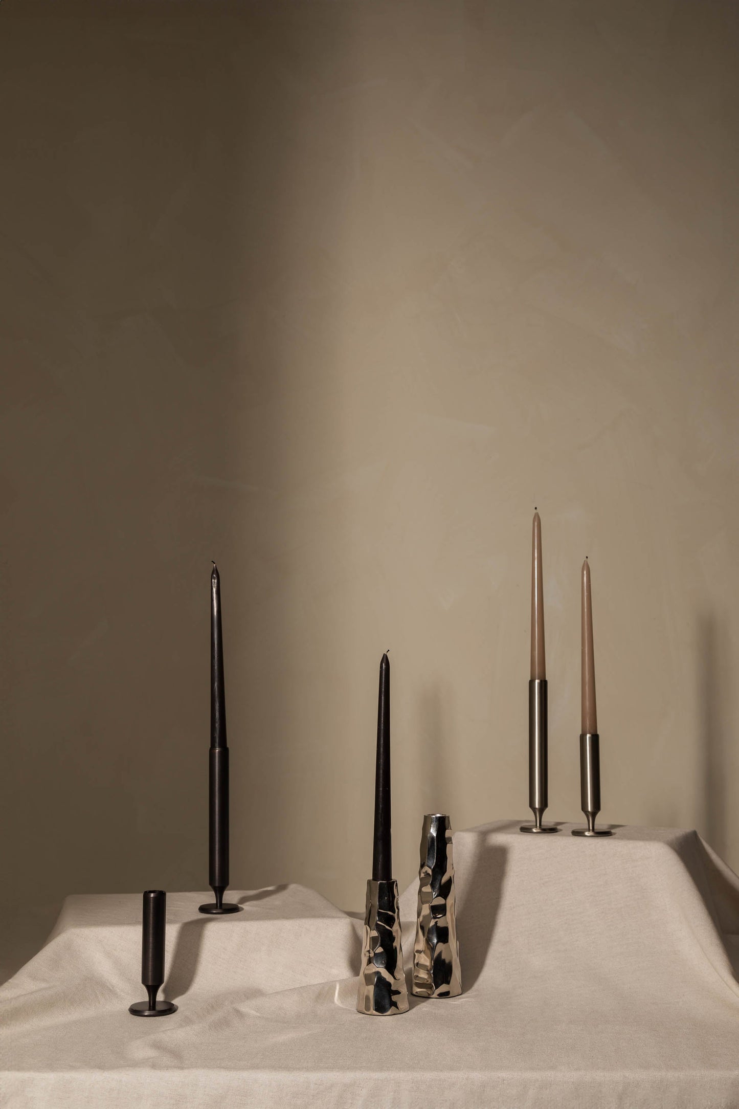 SMALL PILIER TAPER CANDLE HOLDER