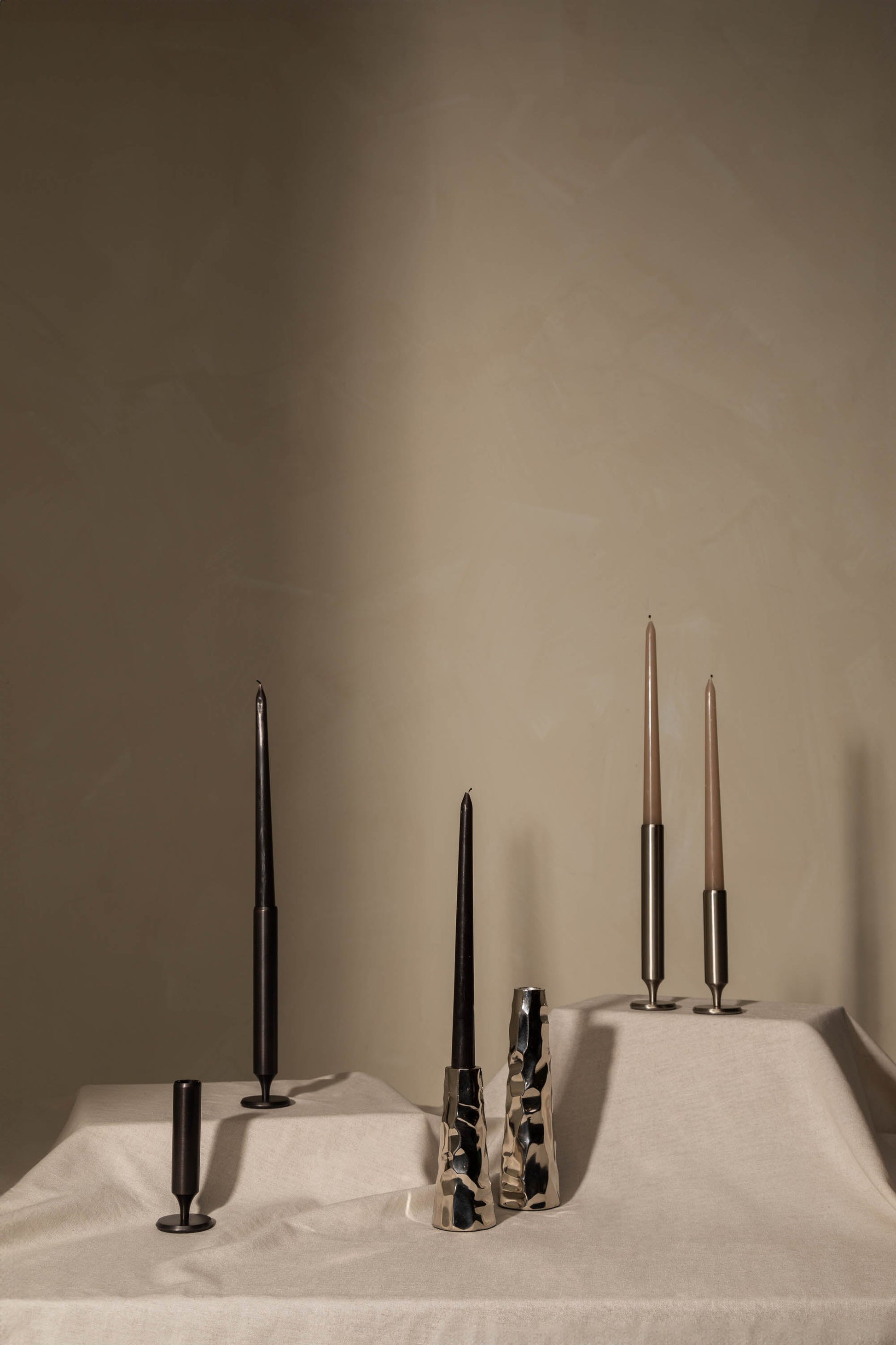 SMALL PILIER TAPER CANDLE HOLDER