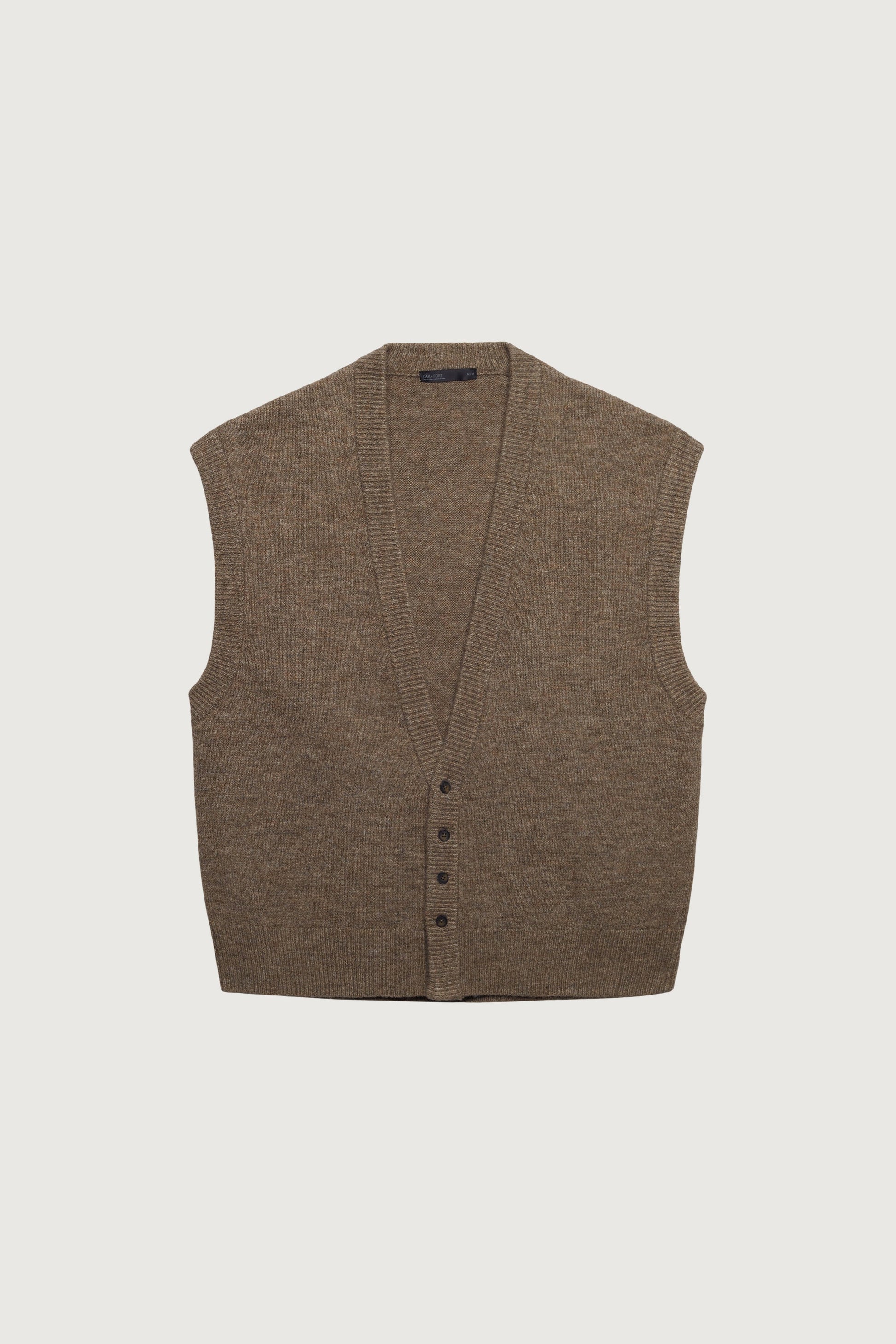 BUTTON FRONT SWEATER VEST