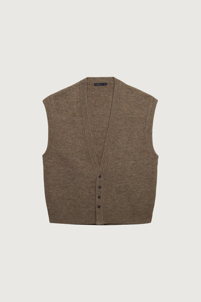 BUTTON FRONT SWEATER VEST