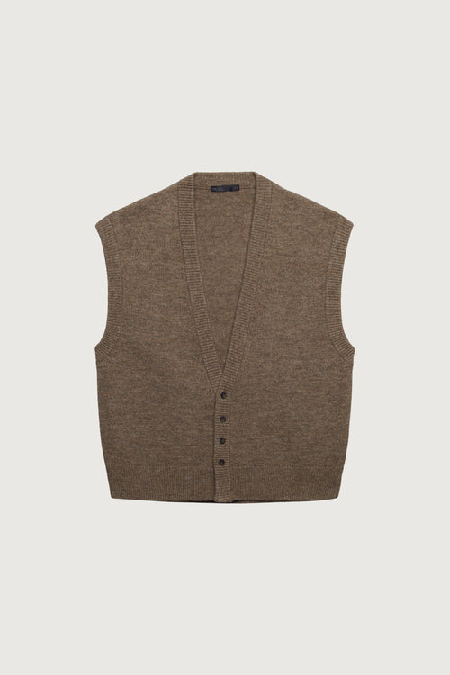 BUTTON FRONT SWEATER VEST