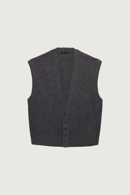 BUTTON FRONT SWEATER VEST