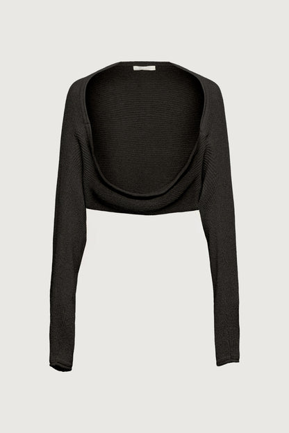 OVERSIZED RIBBED BOLERO