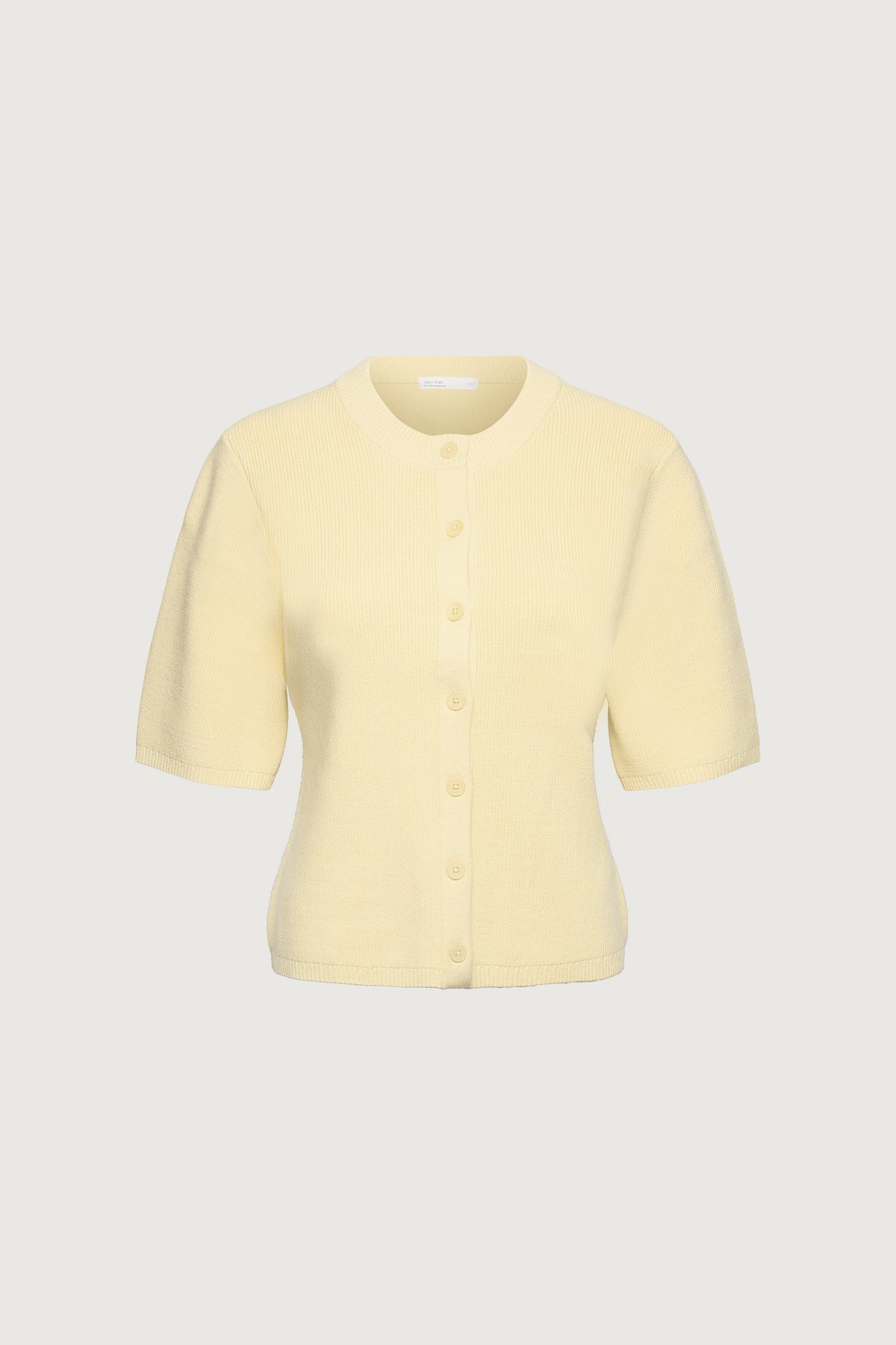 QUARTER LENGTH SLEEVE BUTTON FRONT CARDIGAN