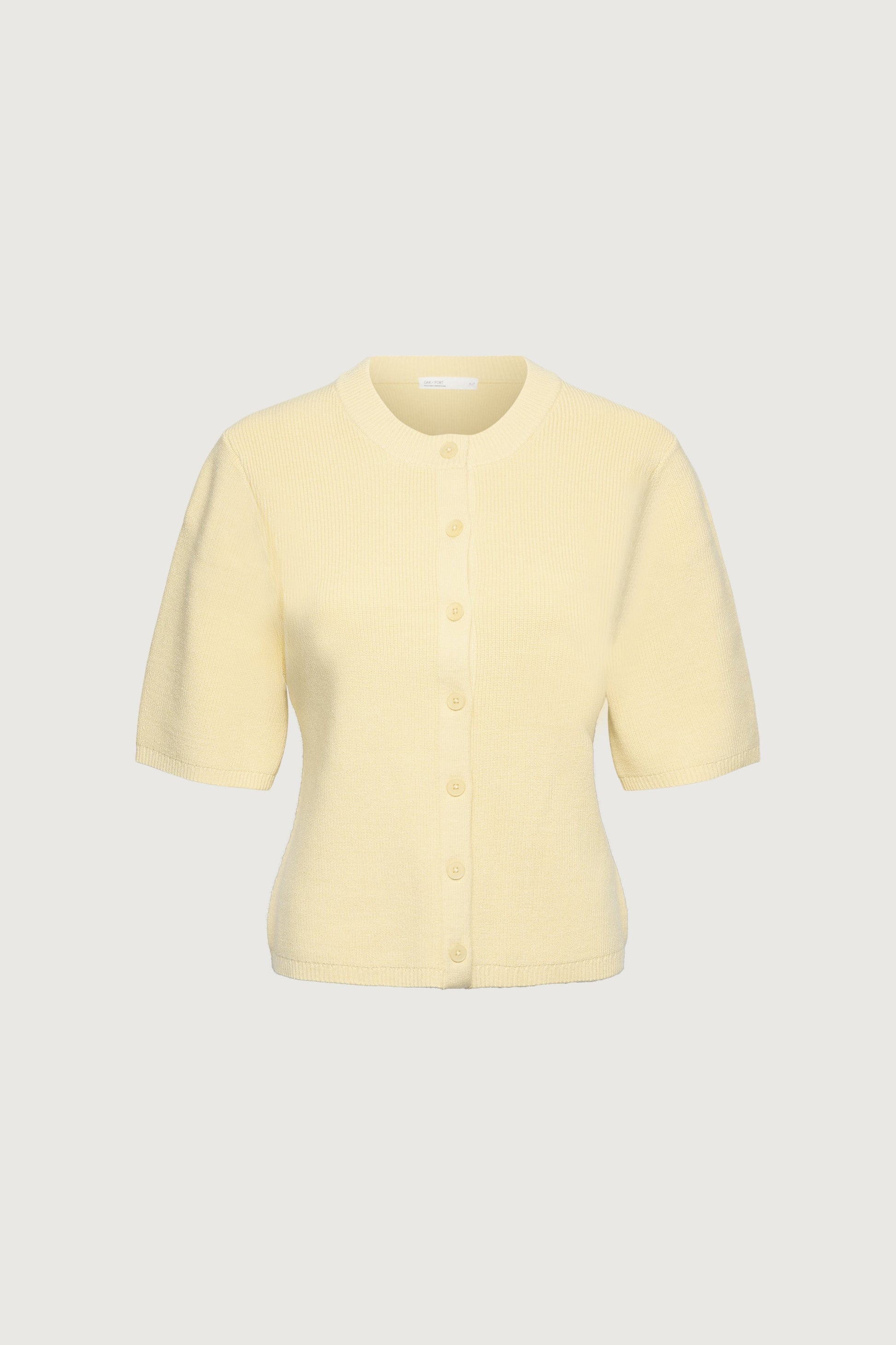 QUARTER LENGTH SLEEVE BUTTON FRONT CARDIGAN