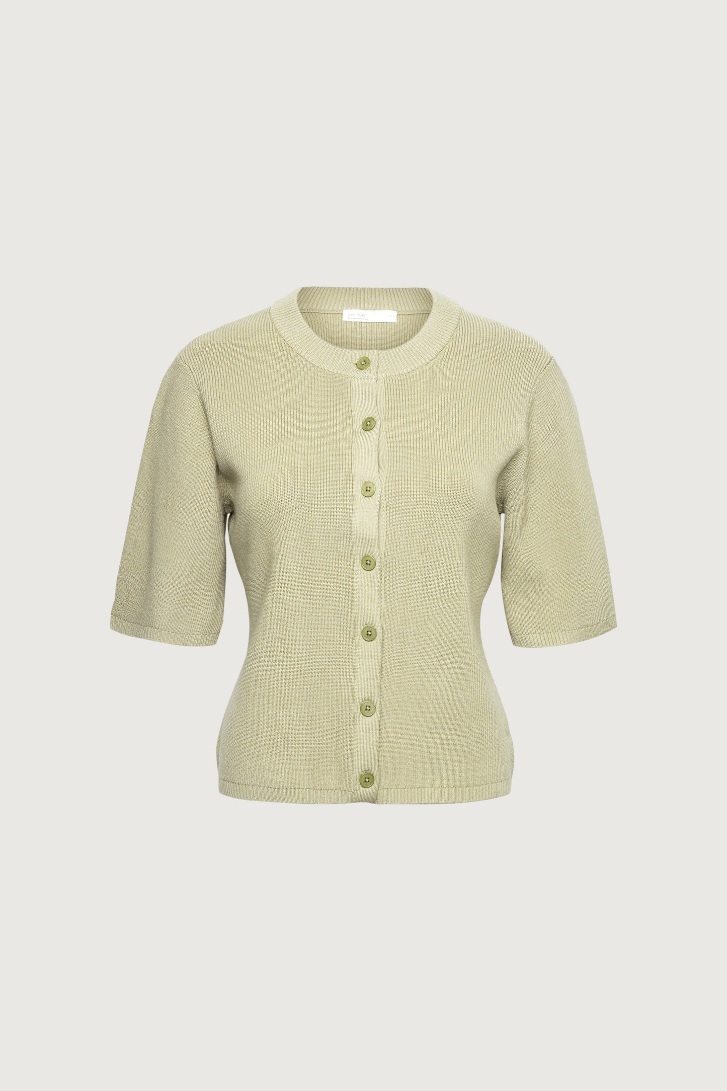 QUARTER LENGTH SLEEVE BUTTON FRONT CARDIGAN