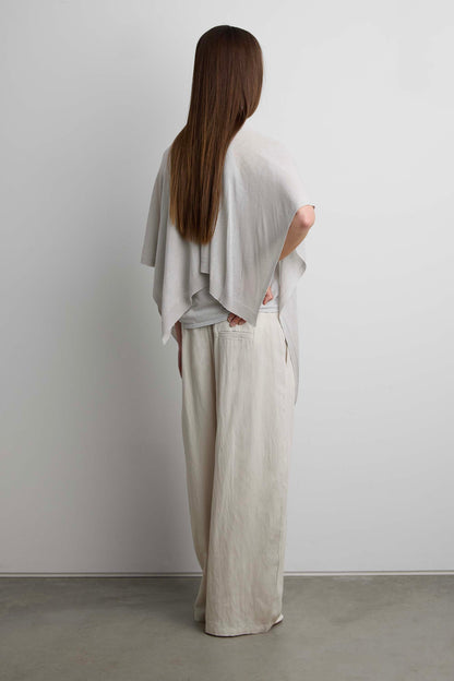 SHEER CARDIGAN WITH BUTTON FRONT