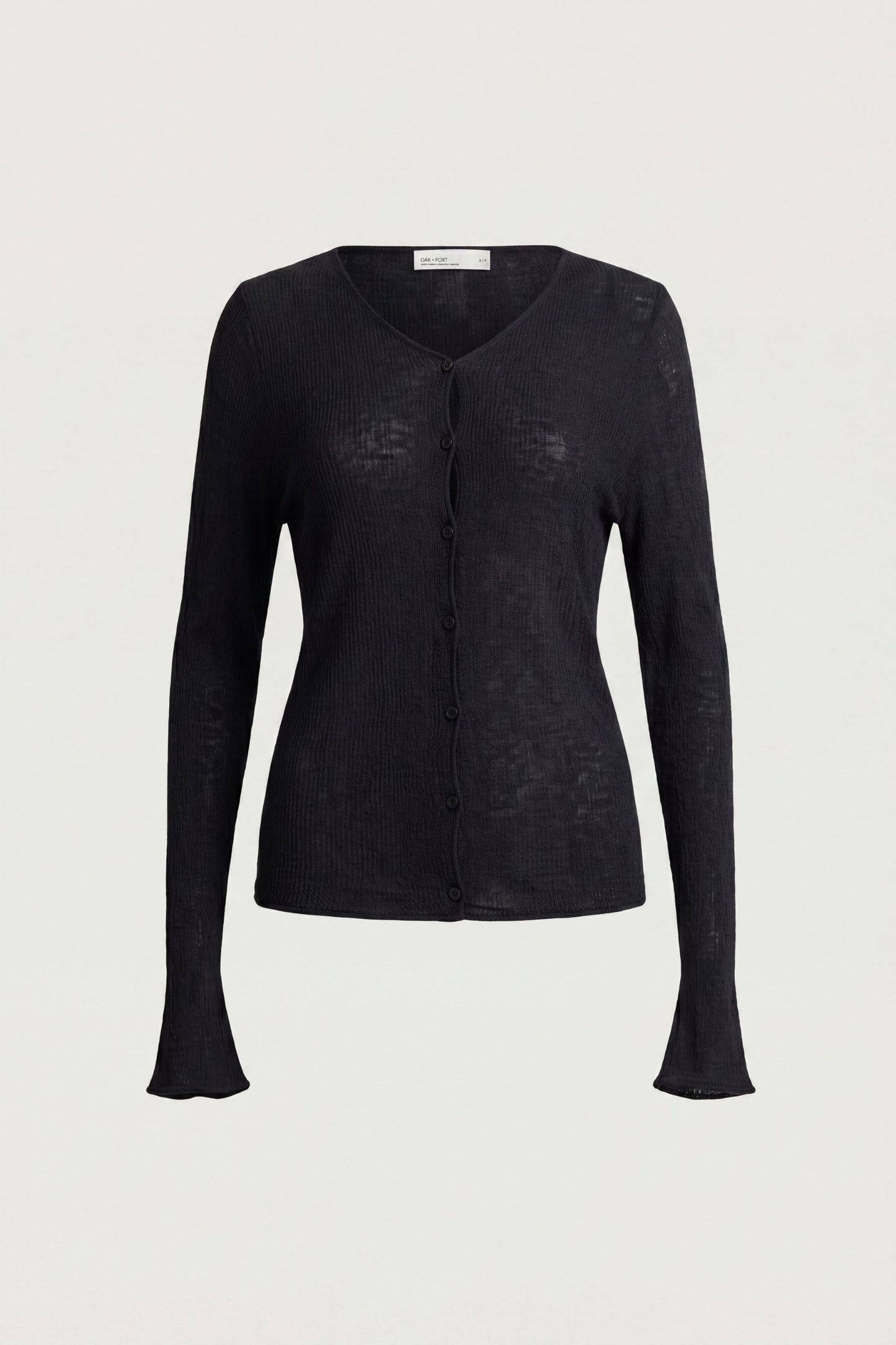 TEXTURED SHEER CARDIGAN