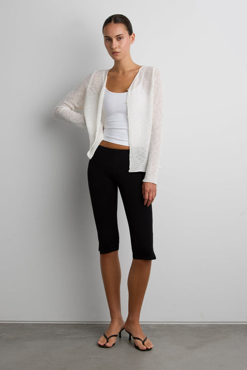 TEXTURED SHEER CARDIGAN