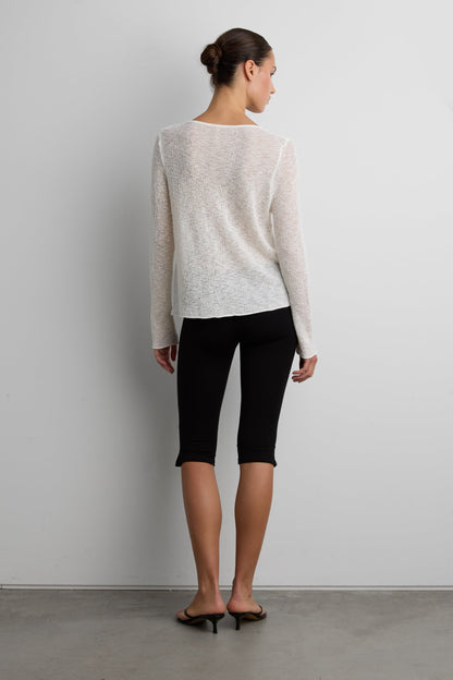 TEXTURED SHEER CARDIGAN