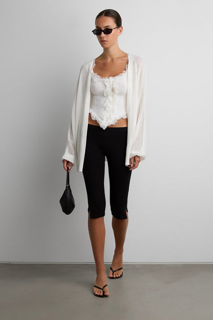 OVERSIZED SHEER CARDIGAN