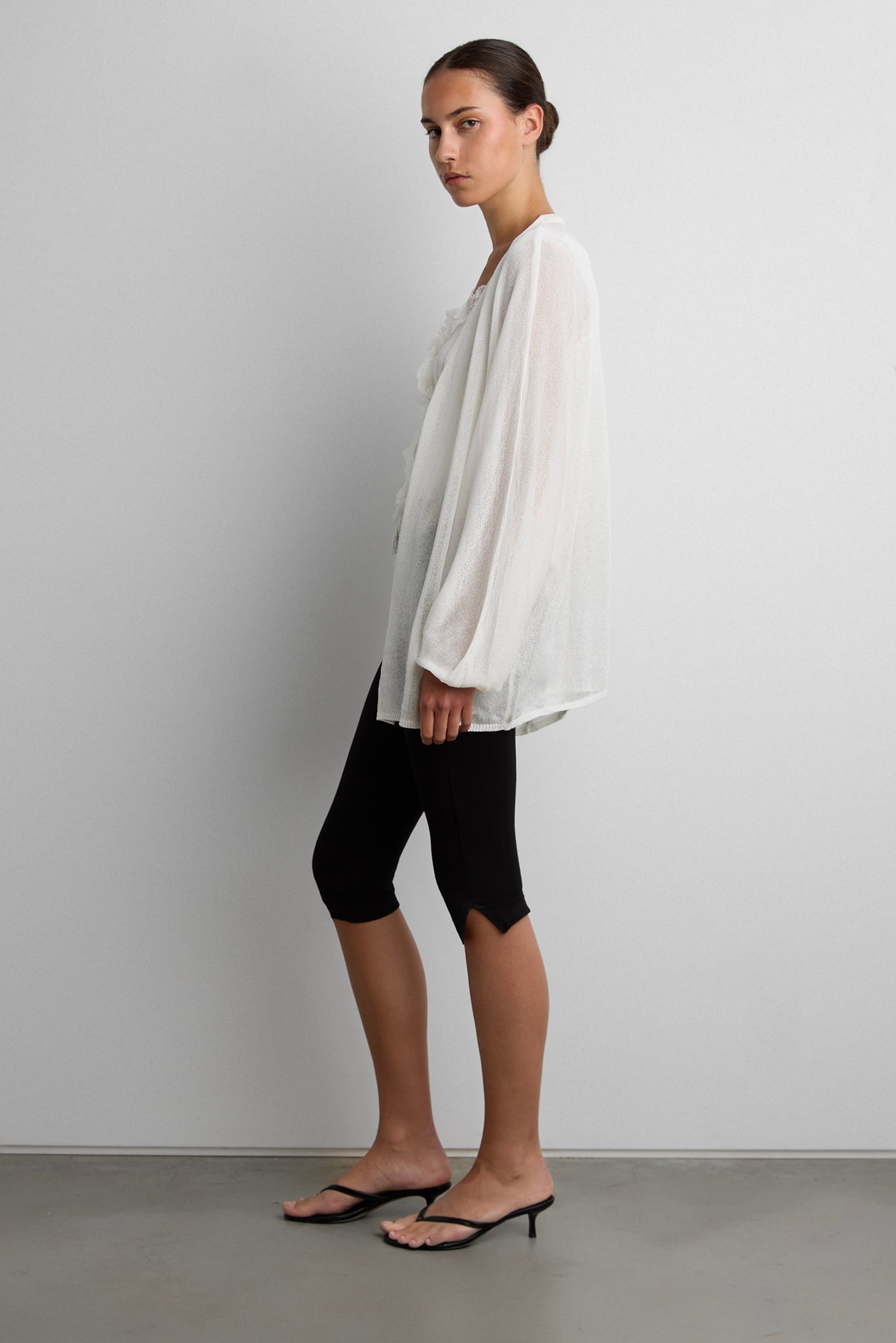 OVERSIZED SHEER CARDIGAN