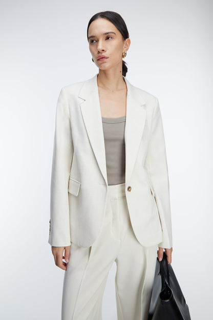 CLASSIC FIT SUITING BLAZER