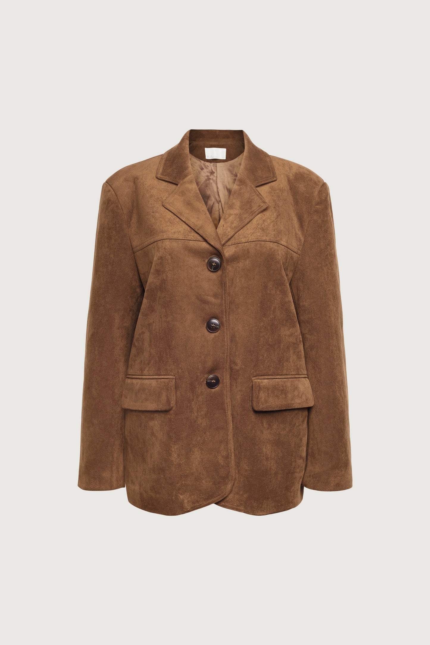 OVERSIZED VEGAN SUEDE BLAZER