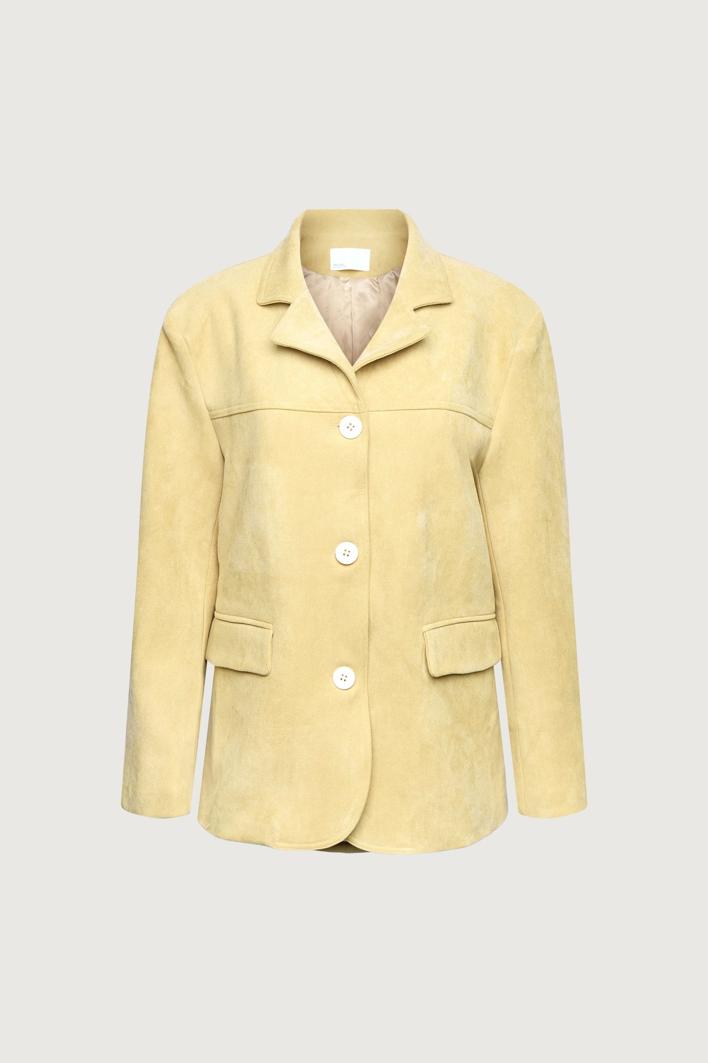 OVERSIZED VEGAN SUEDE BLAZER