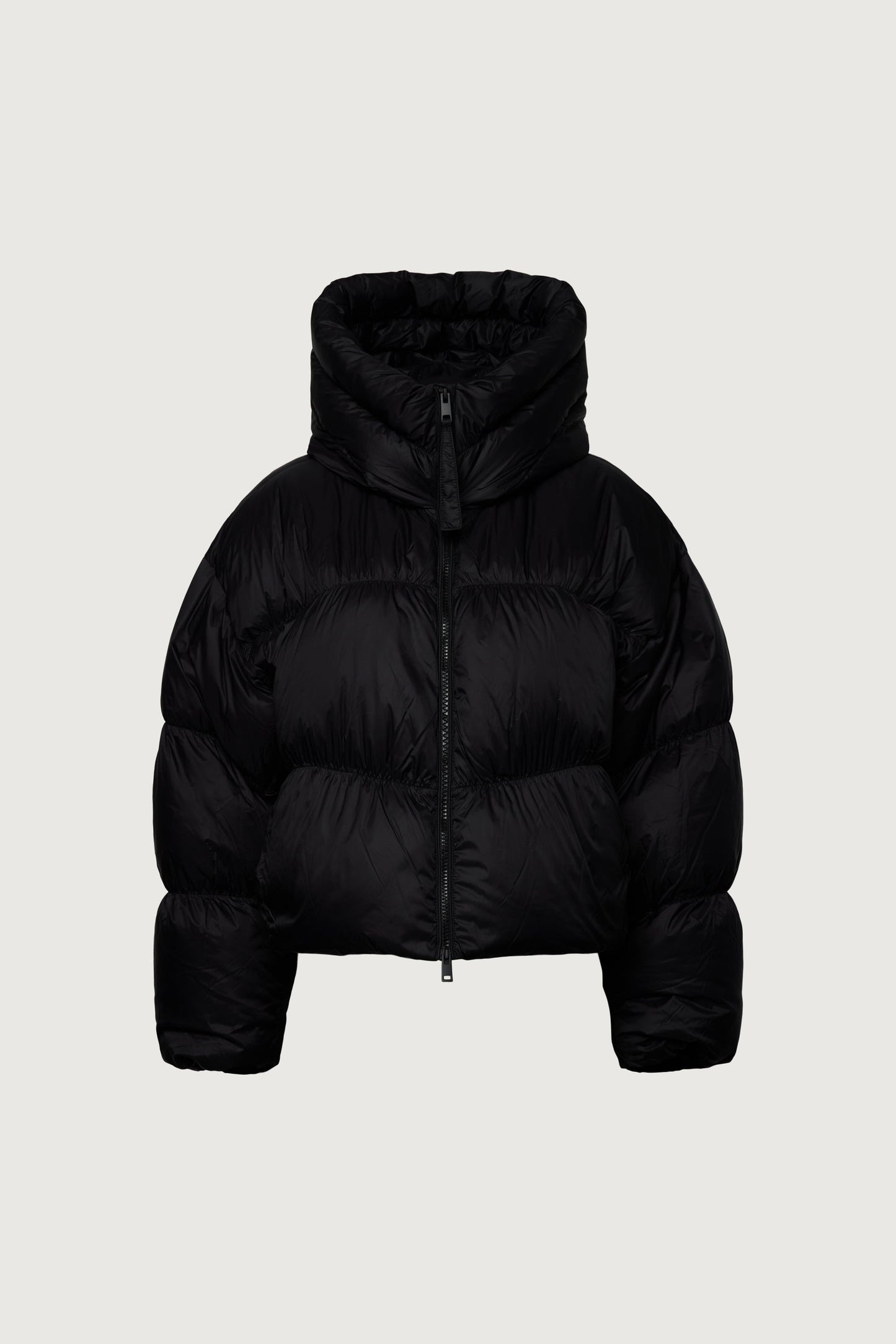 OVERSIZED HOODED DOWN FILL PUFFER JACKET
