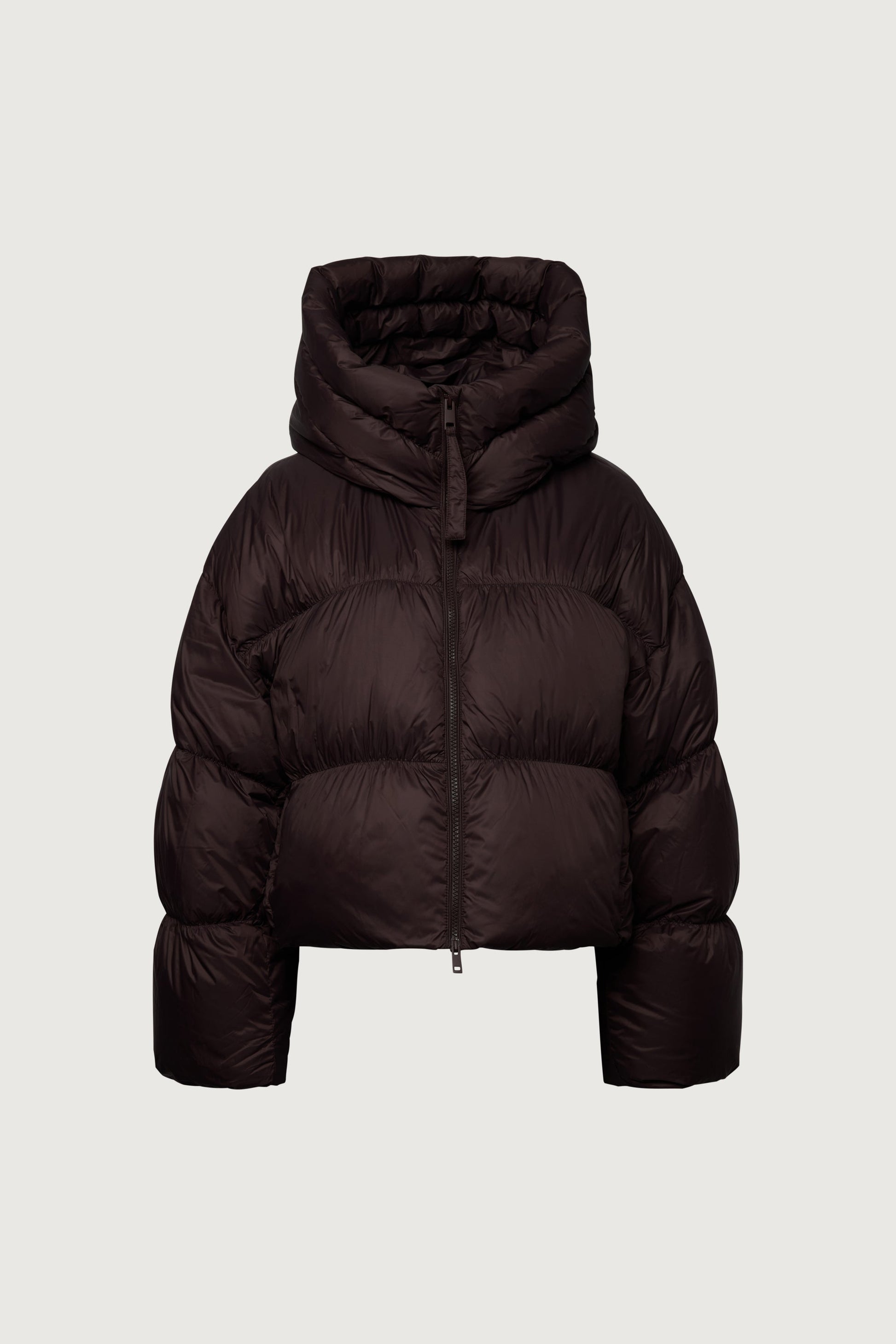 OVERSIZED HOODED DOWN FILL PUFFER JACKET