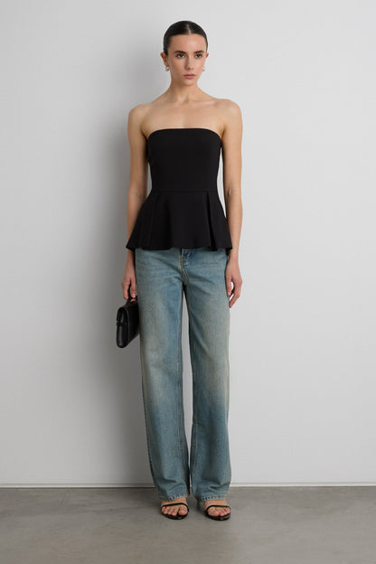 MID-RISE STRAIGHT LEG JEAN