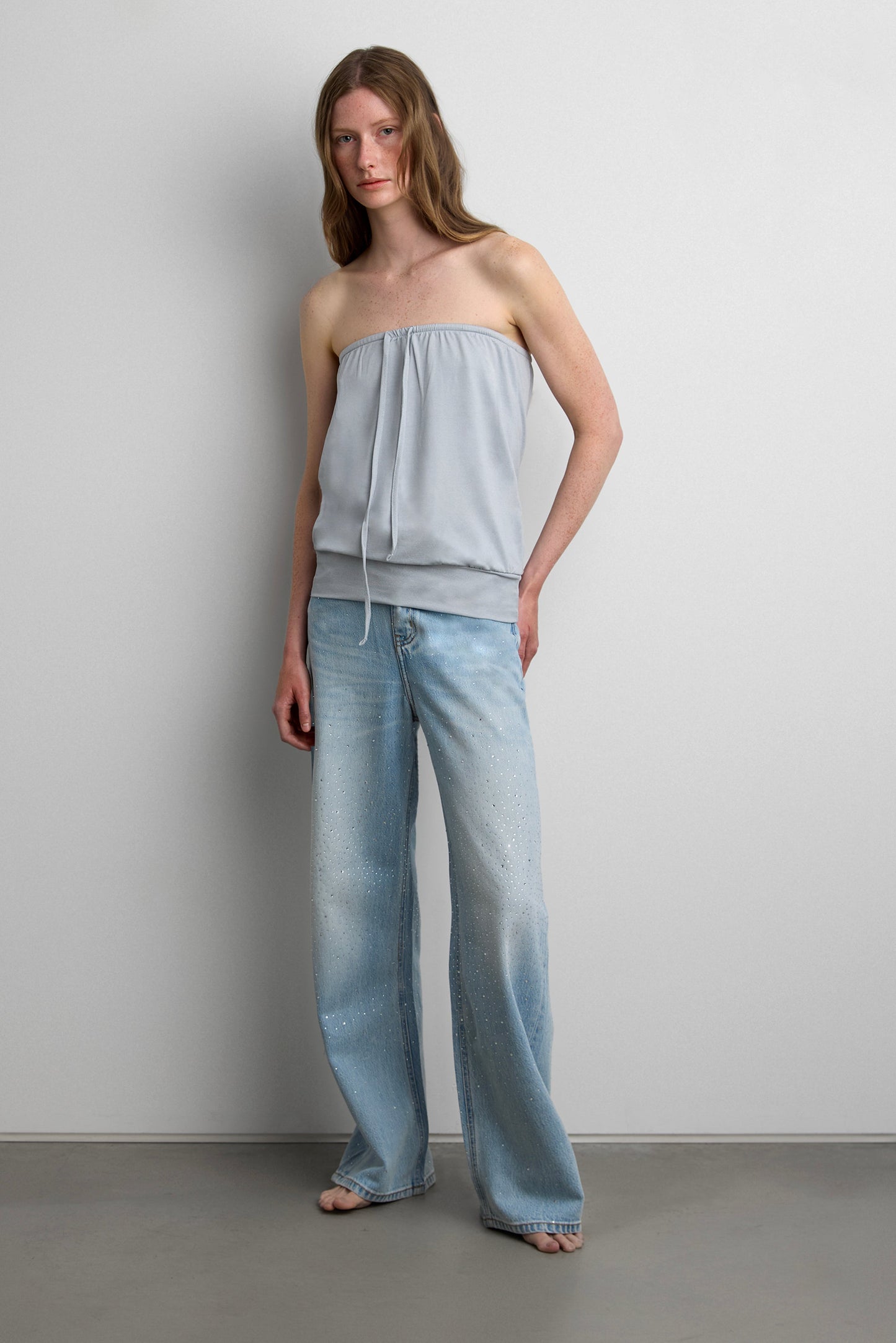 GLITTER EFFECT JEAN