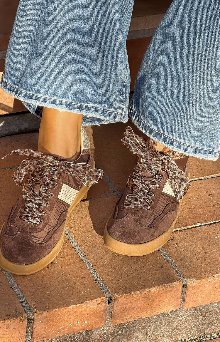 Dixie Brown Leopard Lace Sneaker