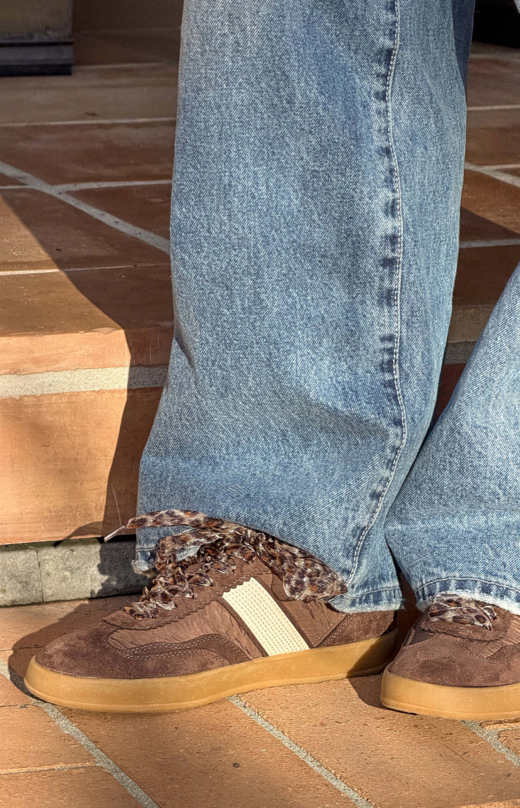 Dixie Brown Leopard Lace Sneaker