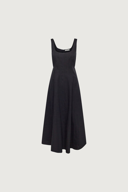 SQUARE NECK MAXI DRESS