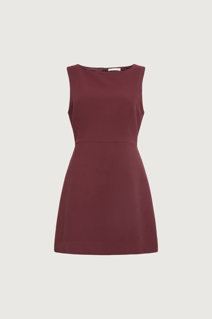 SLEEVELESS A-LINE MINI DRESS