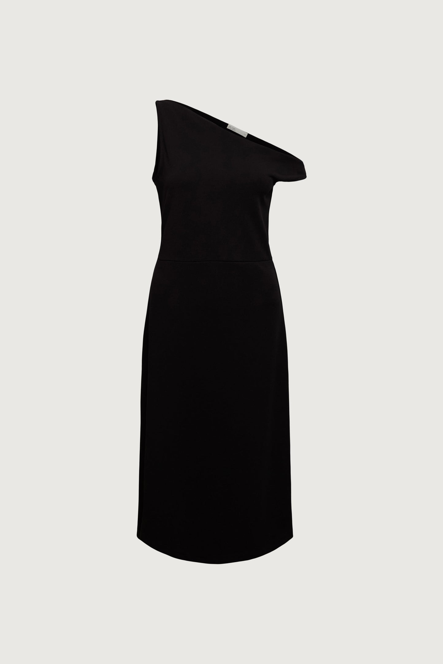ASYMMETRIC ONE SHOULDER KNIT DRESS
