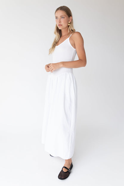 DROP WAIST MAXI DRESS