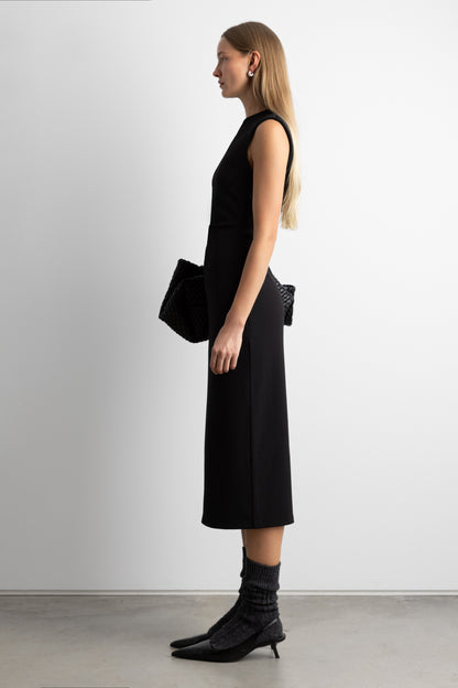SLIM FIT MIDI DRESS