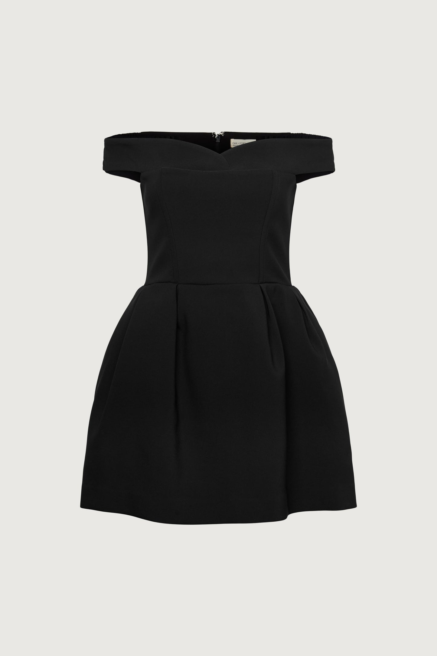 OFF THE SHOULDER CORSET MINI DRESS